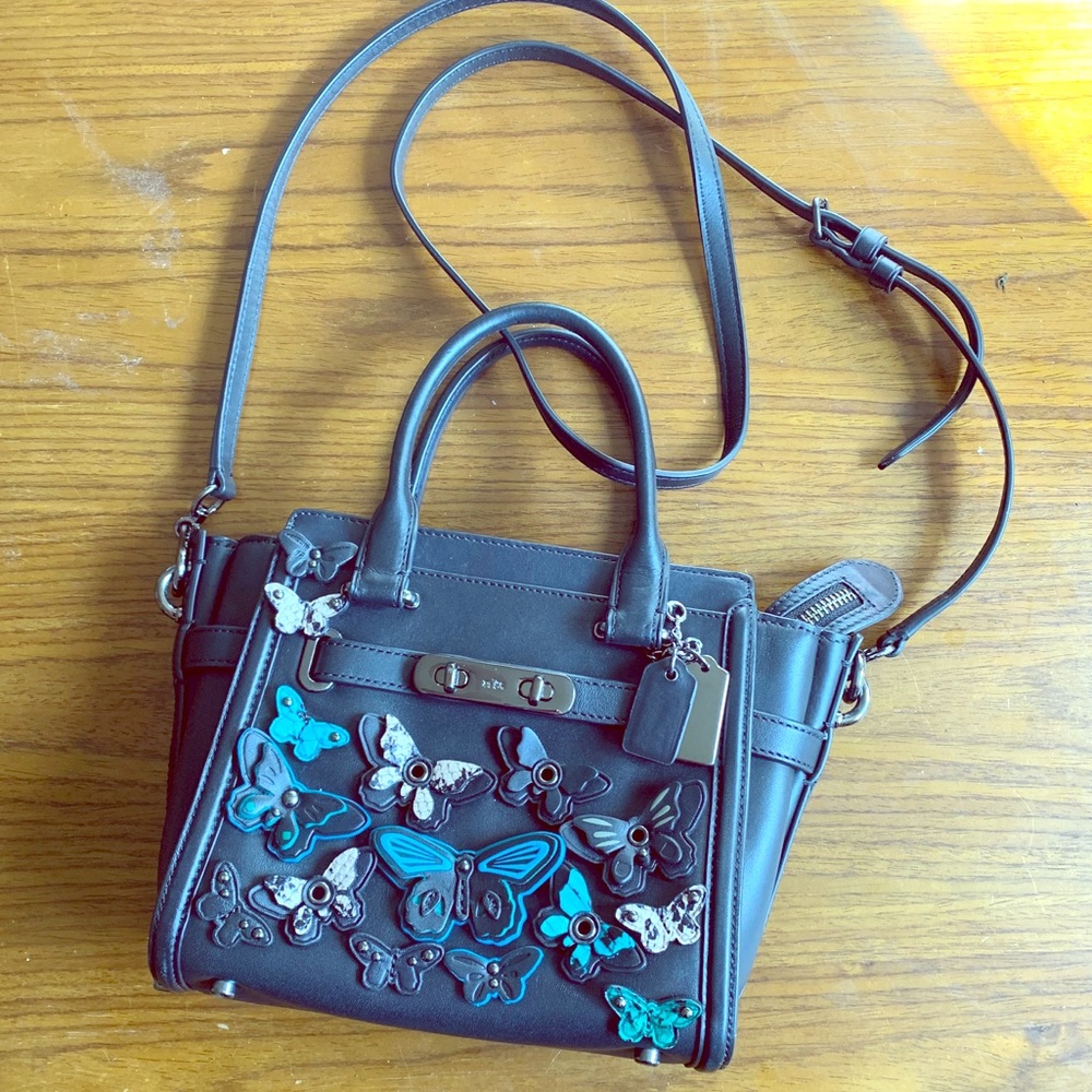 Kate Spade Butterly Black Leather Small Purse